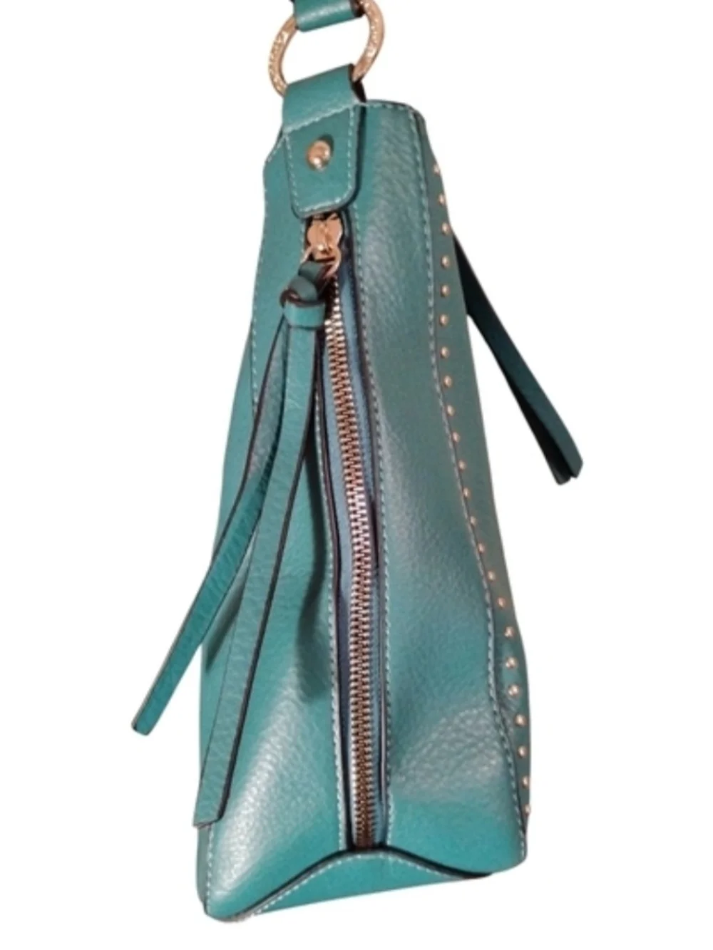 Montana West Teal Studded Shoulder Bag - Picture 6 of 15
